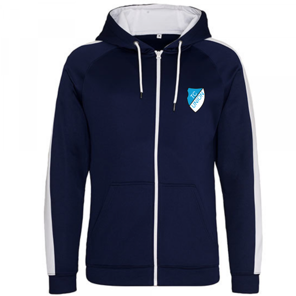 TC Union Zip-Hoodie navy/weiß