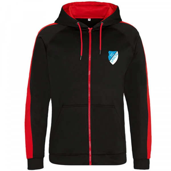 TC Union Zip-Hoodie schwarz/rot