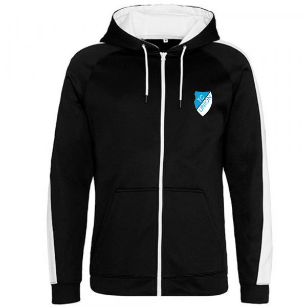 TC Union Zip-Hoodie schwarz/weiß